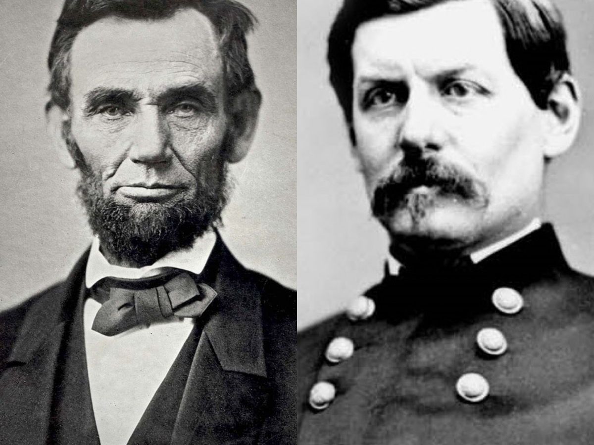 1864 – ABRAHAM LINCOLN VS GEORGE B. MCCLELLAN – CIVIL WAR!